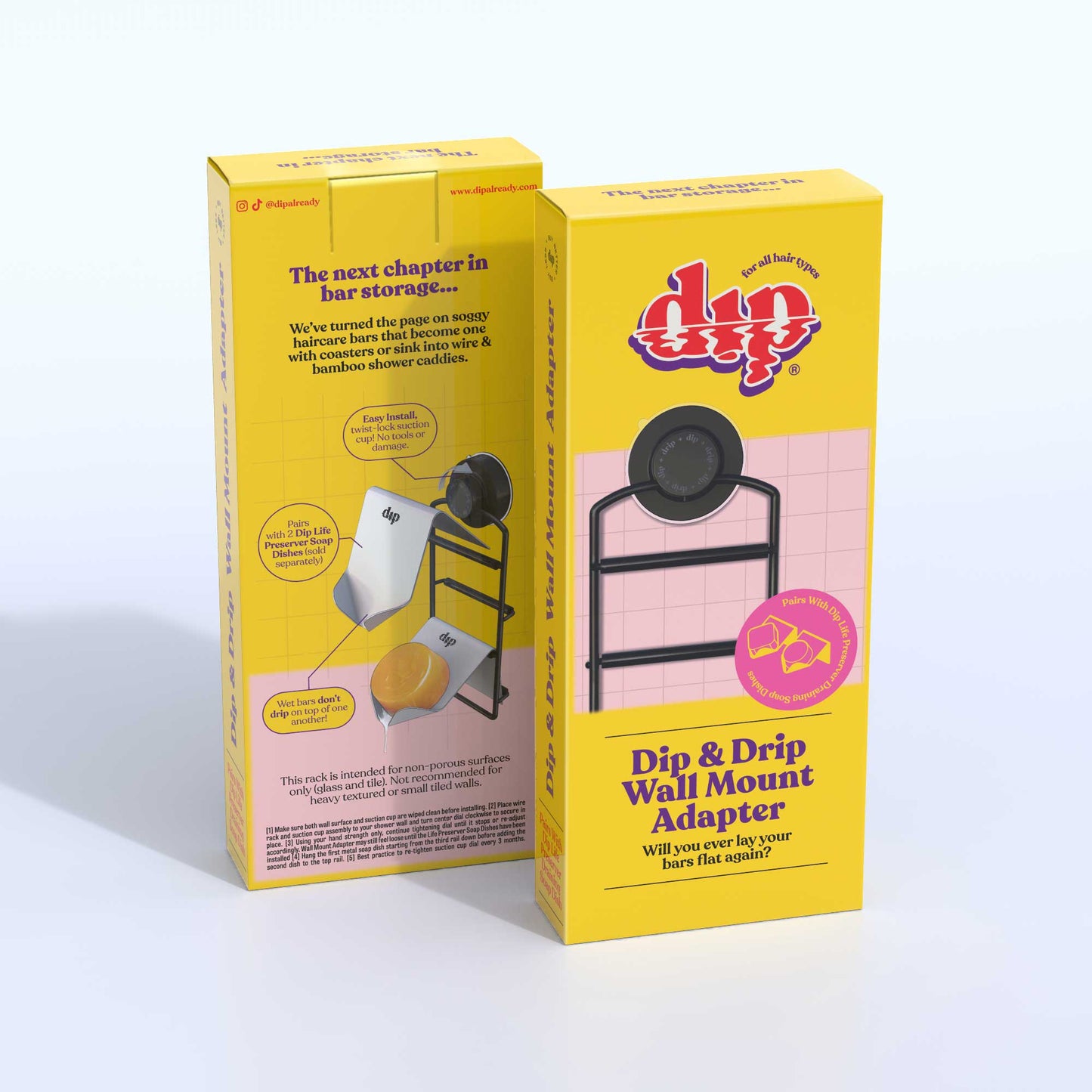Dip & Drip Soap Dish Wall Mount Adapter