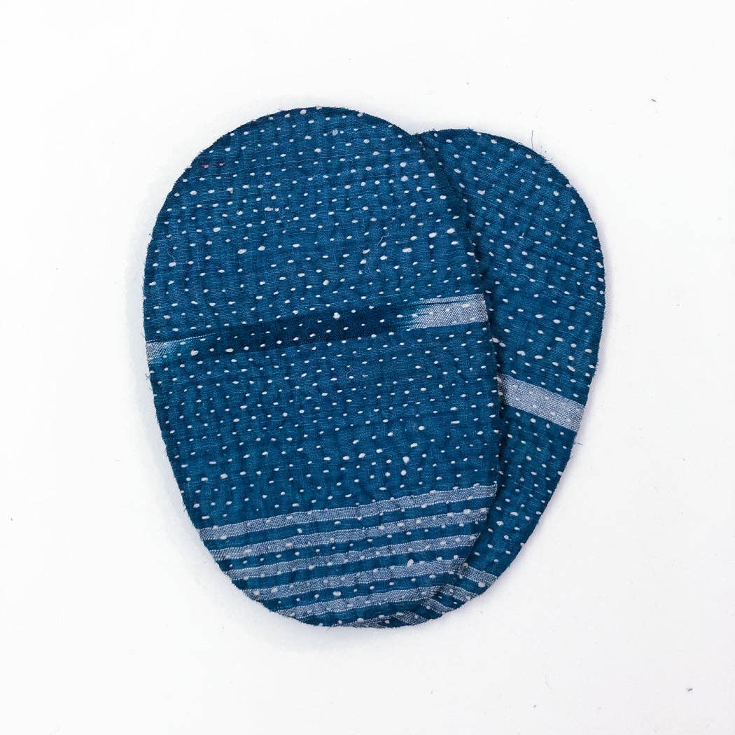 Iron-on Kantha Elbow Patches - Pack of 2