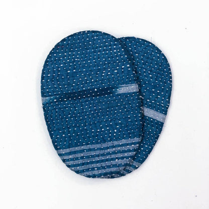 Iron-on Kantha Elbow Patches - Pack of 2