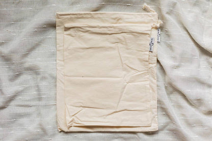 Reusable Organic Cotton Produce Bag Set – Mesh & Muslin