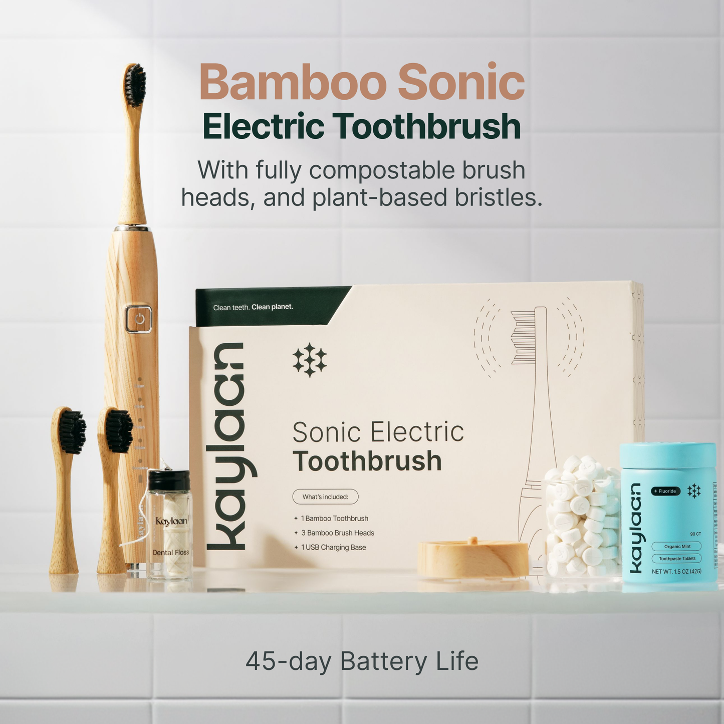 Electric Bamboo Toothbrush
