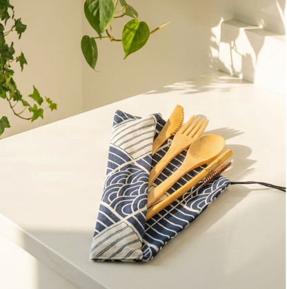 Bamboo Utensils Set