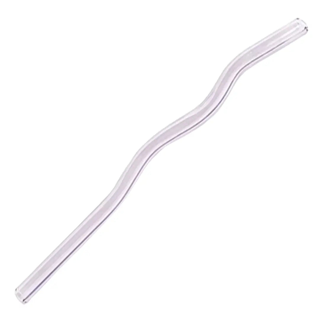 Wavy Glass Straw