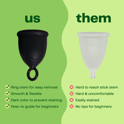 Viv Menstrual Cup - Reusable Silicone Period Cup