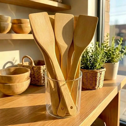 Bamboo Kitchen Utensils - Spoons + Spatulas