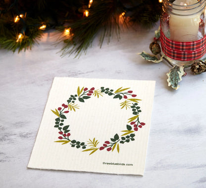 Holiday Swedish Dishcloth