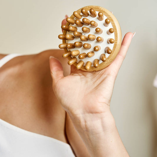 Bamboo Stimulating Scalp Massager