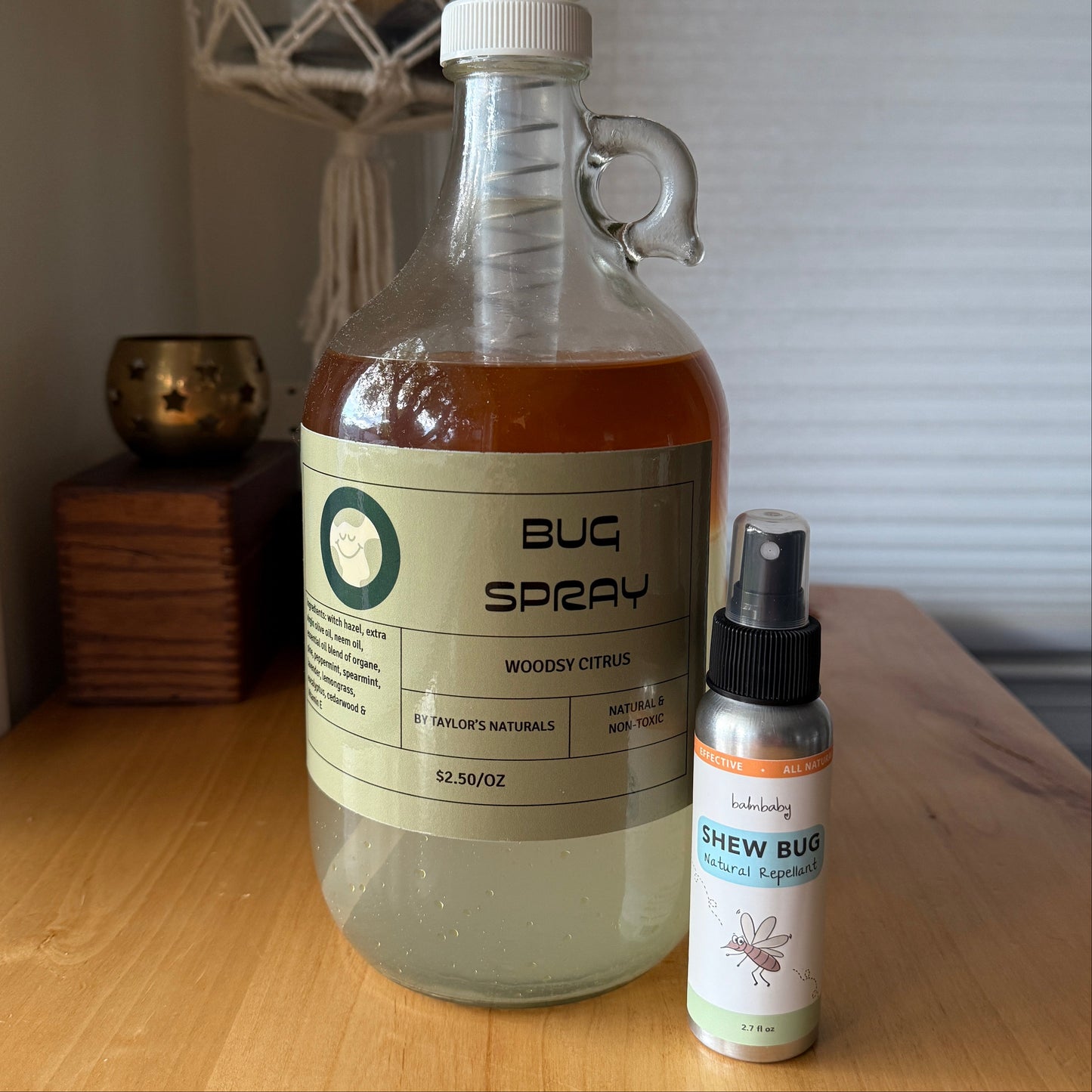 Natural Bug Repellant Spray