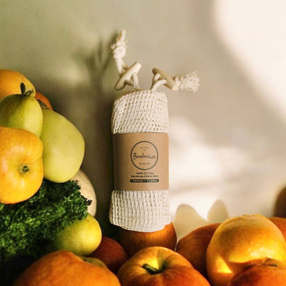 2 Pack Organic Cotton Mesh Produce Bags