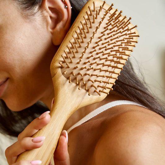 Bamboo Paddle Hairbrush