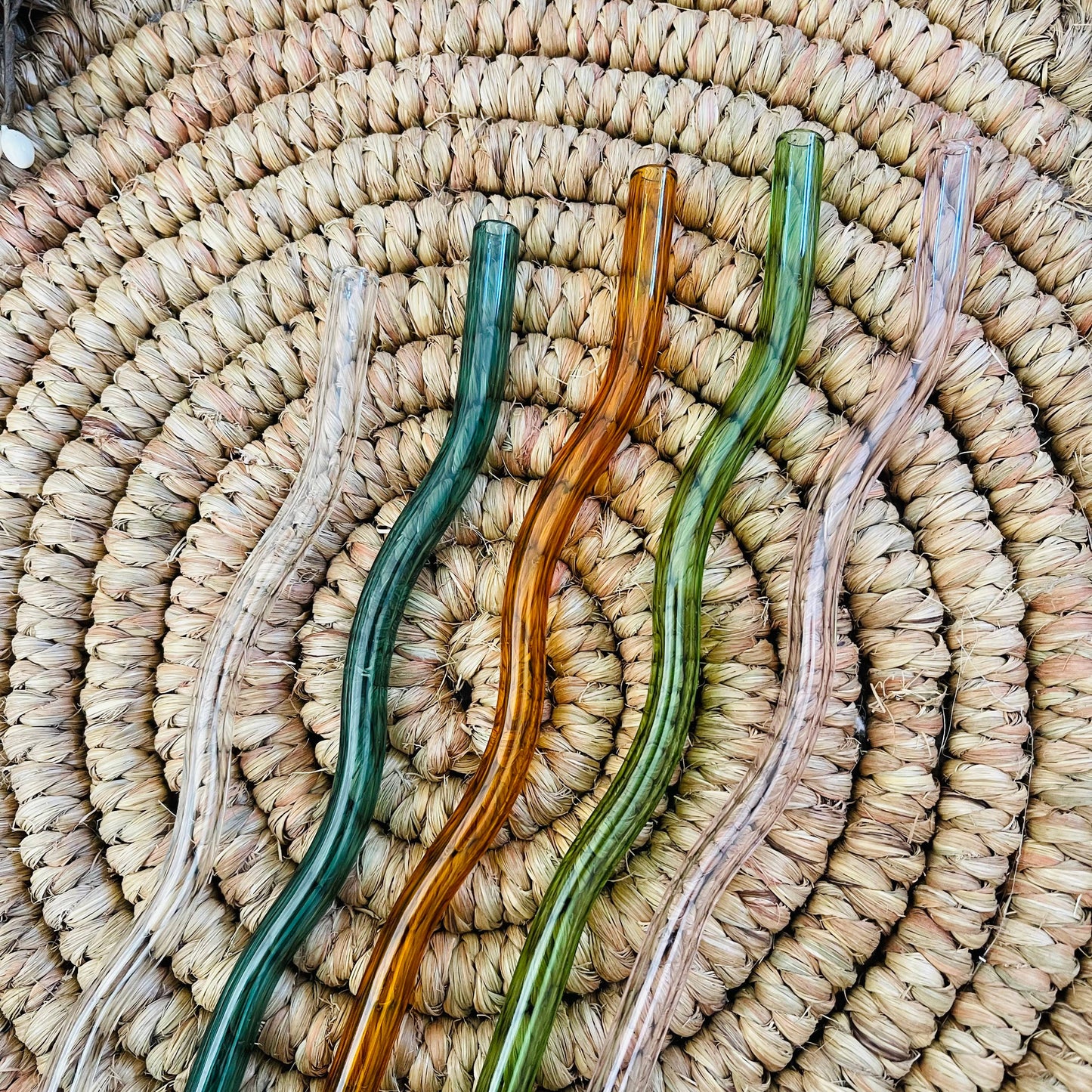 Wavy Glass Straw