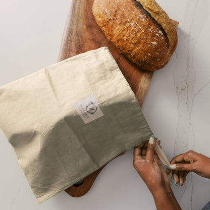 Artisan Bread Bag - Beeswax Wrap + Cotton